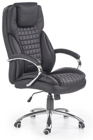 Scaun de birou King negru H124 cm