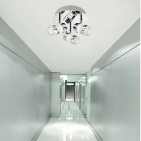 Plafoniera LED directionabila pentru baie IP44 Bubbles 3L 4413CC SRT