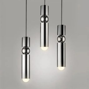 Lustra led pendul, Lalo 3, Negru