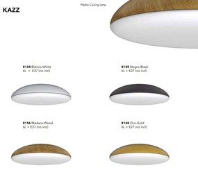 Plafoniera design modern KAZZ 6L lemn