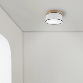 Plafonieră Brilagi BELLADONNA 1xE27/15W/230V d. 30 cm alb/stejar