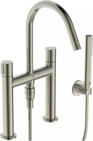 Baterie cada Ideal Standard Atelier Joy argintiu Silver Storm cu set de dus