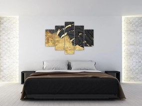 Tablou - Structura de aur N⁰1 (150x105 cm)