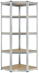 Raft de colt „Colt” 180 x 70 x 40-70 cm