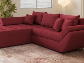 Colțar extensibil dumonde cu ladă de depozitare si sezut confortabil din spuma high-density, Loana Enjoy Winery 270x185 cm