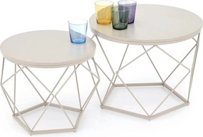 Set 2 masute cafea CIELO, casmir