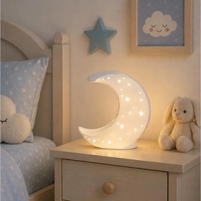 ONLI - Lampă de masă PORCELLANA 1xE14/6W/230V 21 cm lună