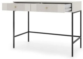 Masă de consolă LUE bej/negru