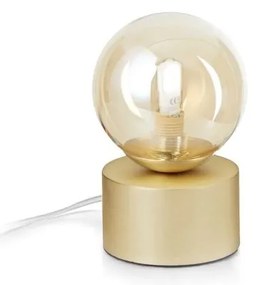 Veioza, Lampa de masa design modern Perlage tl1 alama/amber