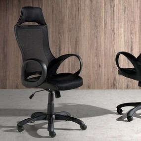 Scaun de birou elegant Black AC 4074-MLM611436