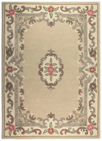 Covor din lână Flair Rugs Aubusson, 75 x 150 cm, bej