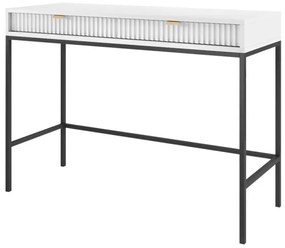 Măsuță laterală NOVA 77x104 cm alb/negru