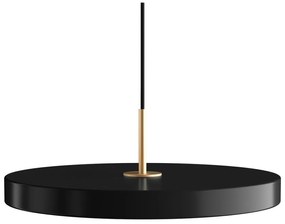 Lustră neagră LED cu abajur din metal ø 43 cm Asteria Medium – UMAGE