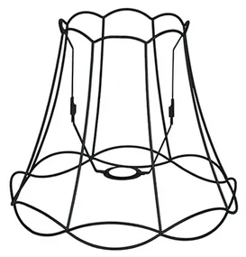 Abajur metalic negru 30/26 - Granny Frame