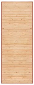 vidaXL Covor din bambus, maro, 80 x 200 cm