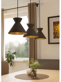 Eglo 900348 - Lampă suspendată pe cablu NASTASIA 3xE27/40W/230V