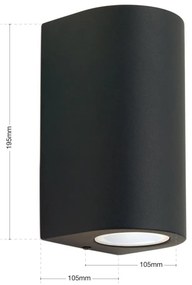 Aplica de exterior ambientala IP54 LAURENZ 2L