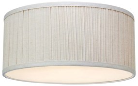 Plafonieră bej cu abajur textil Lux – Markslöjd
