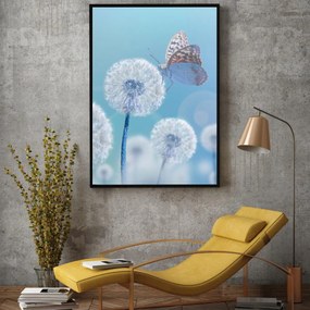 Poster - Fluture pe păpădie (A4)