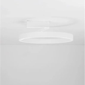 Plafoniera circulara aluminiu alb LED CCT ADALIZ 50cm