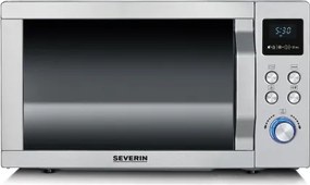 Severin MW 7774 - Cuptor cu microunde 3 în 1, 1950 W/230 V, 25 l, inox