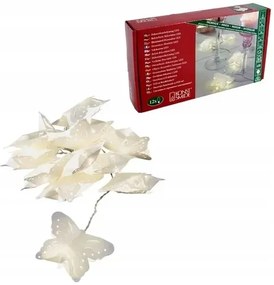 Lant luminos LED BUTTERFLY 5 m alb