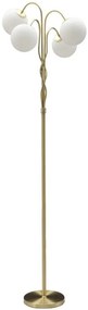 Lampadar auriu din metal, Soclu E14 Max 40W, ∅ 54 cm, Glamy Mauro Ferretti