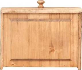 Masa consola, L73 36 H75 cm, natur antichizat, lemn masiv