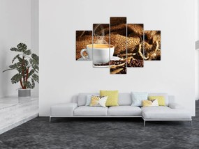Tablou - O ceașcă de cafea (150x105 cm)
