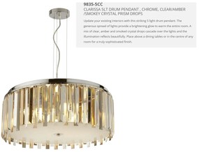 Lustra eleganta design modern Clarissa 5L 9835-5CC SRT