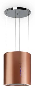 Barett, hotă suspendată, Ø 38 cm, recirculare a aerului 560 m³ / h, LED, cupru