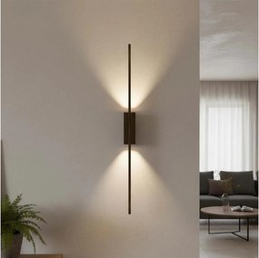 Aplică de perete LED AISHA, 12 W, 230 V, 4000 K, 80 cm, negru