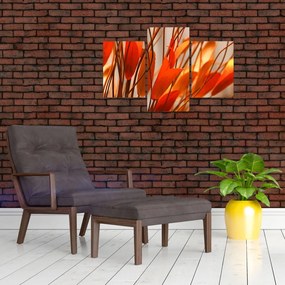 Tablou - Frunze înflorite (90x60 cm)