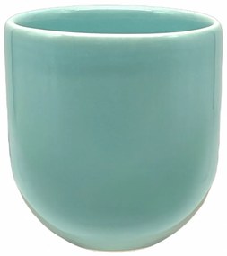 Pahar Cafea Albastru deschis (PANTONE Baby Blue, 250ml), gresie glazurata manual