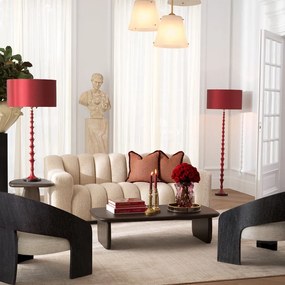 Lampadar, Lampa de podea LUX Arabella rosu