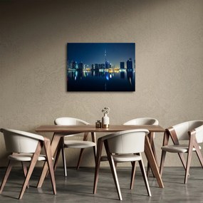 Tablou cu orașul nocturn (70x50 cm)