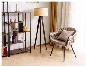 Scaun de bucătărie Nuvo, crem / negru