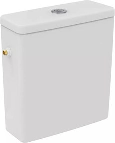 Rezervor pe vas WC Ideal Standard I.life S cu alimentare laterala alb lucios