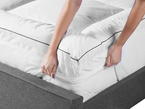 Husă pentru saltea 200x180 cm Travis (alb). 1011150