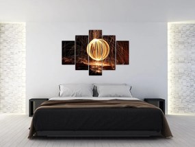Tablou cu bilă iluminată (150x105 cm)