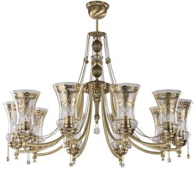 Candelabru 10 brate realizat manual Nico