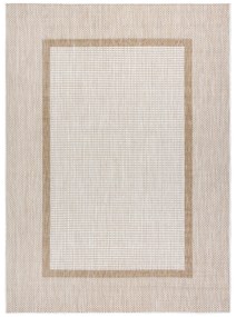 Covor SISAL SION Cadru 21782 țesute plate ecru / bej - SECUNDAR-COTATI PRODUSUL