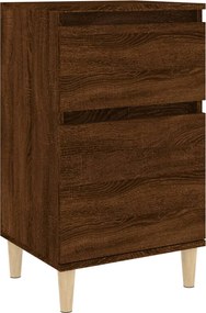 vidaXL Noptieră, stejar maro, 40x35x70 cm