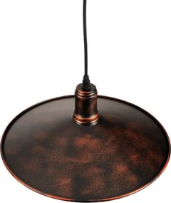 Brilagi - Lampă suspendată pe cablu FORGE 1xE27/60W/230V, ø 36 cm, cupru/patină