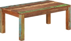 vidaXL Măsuță de cafea, 110 x 55 x 40 cm, Lemn masiv recuperat