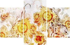Tablou - Floarea-soarelui,pictură (90x60 cm)