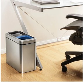 Coș de gunoi pentru deșeuri sortate din oțel inoxidabil 20 l - simplehuman