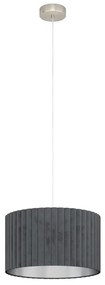 Lustră pe cablu TAMARESCO 1xE27/40W/230V gri Eglo 39774
