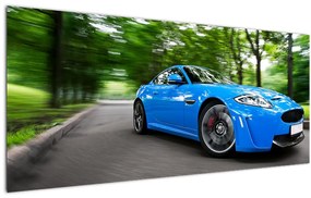 Tablou - Mașina de curse (120x50 cm)