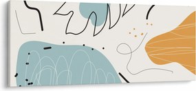 Tablou - Ilustrație de frunze (120x50 cm)